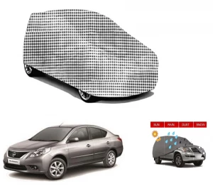 car-body-cover-check-print-nissan-sunny